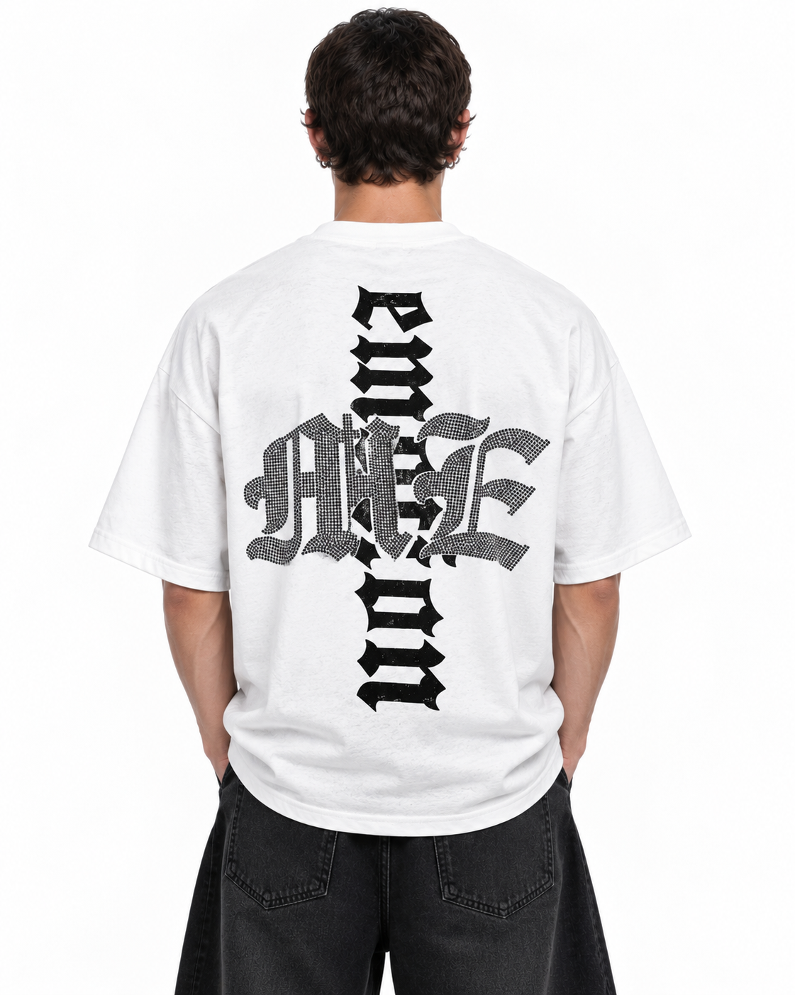 MIXED EMOTION ASTRONAUT RHINESTONE TEE