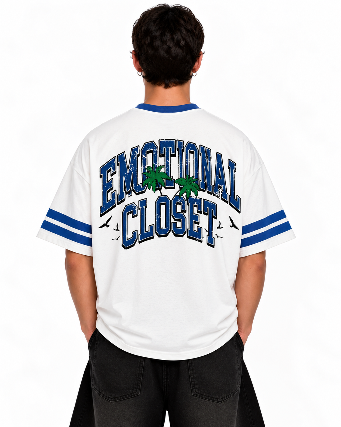 MIXED EMOTION SKELETON RINGER TEE