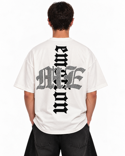 Mixed Emotion Alien ME Tee blanca, espalda